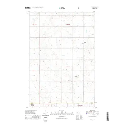 2020 Map of Daglum, 2020 Print