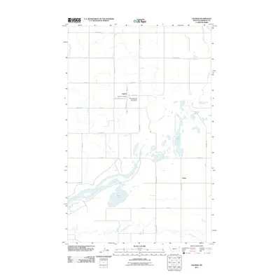 2011 Map of Dagmar, 2011 Print