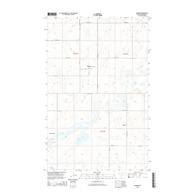 2014 Map of Dagmar, 2014 Print
