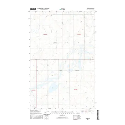 2017 Map of Dagmar, 2017 Print