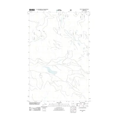 2011 Map of Dahl Lake, 2011 Print