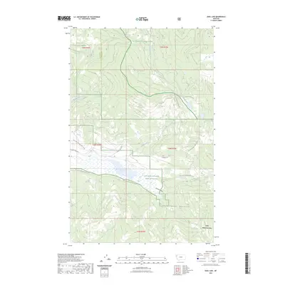 2023 Map of Dahl Lake, 2023 Print