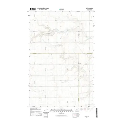 2014 Map of Dahlen, 2014 Print