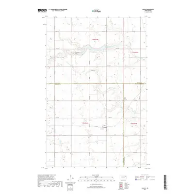 2017 Map of Dahlen, 2017 Print