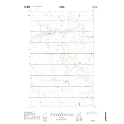 2020 Map of Dahlen, 2020 Print