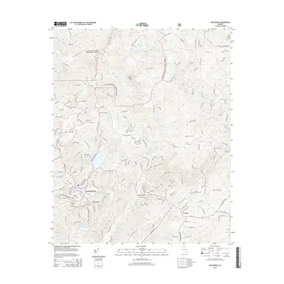 2014 Map of Dahlonega, 2014 Print