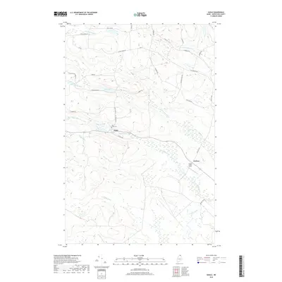 2018 Map of Daigle, 2018 Print