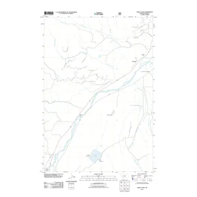 2011 Map of Dailey Lake, 2011 Print