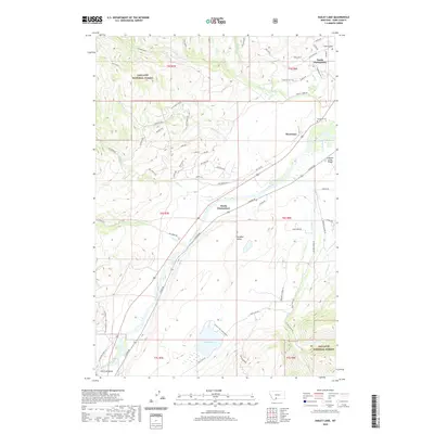 2020 Map of Dailey Lake, 2020 Print
