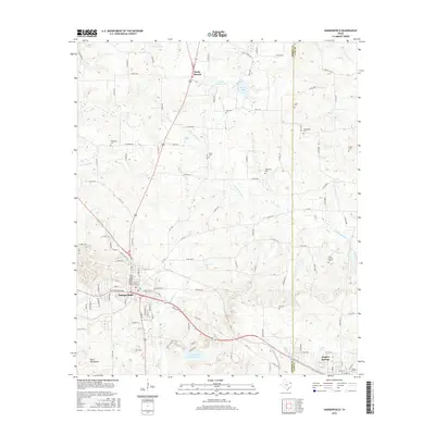 2016 Map of Daingerfield, 2016 Print