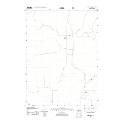 2011 Map of Dairy Creek, 2011 Print