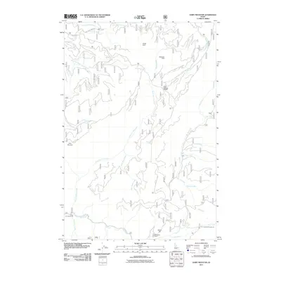 2011 Map of Dairy Mountain, 2011 Print
