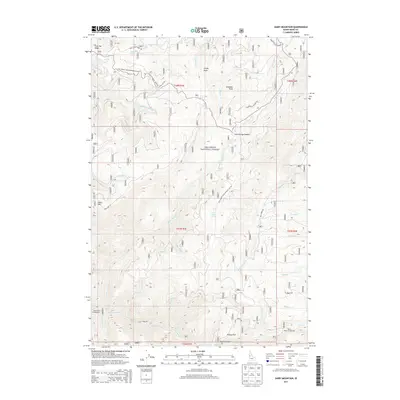2013 Map of Dairy Mountain, 2013 Print