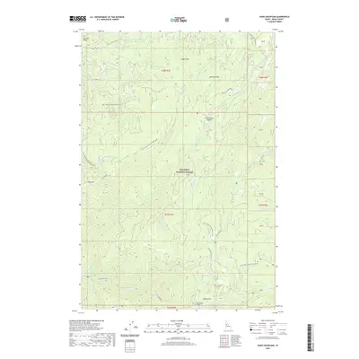 2020 Map of Dairy Mountain, 2020 Print