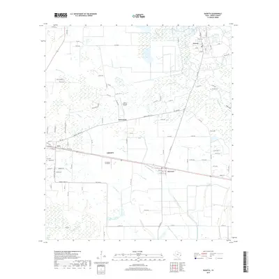 2019 Map of Daisetta, 2019 Print