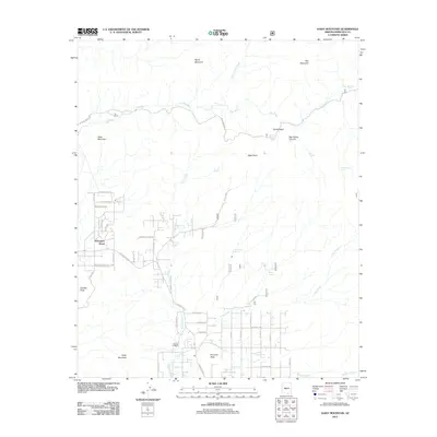 2011 Map of Daisy Mountain, 2011 Print