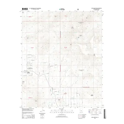 2014 Map of Daisy Mountain, 2014 Print