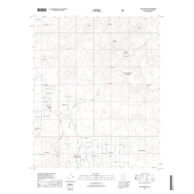 2018 Map of Daisy Mountain, 2018 Print