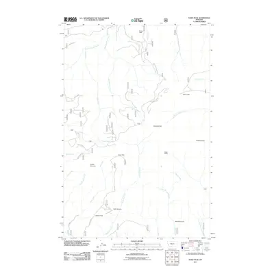 2011 Map of Daisy Peak, 2011 Print