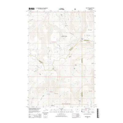 2014 Map of Daisy Peak, 2014 Print