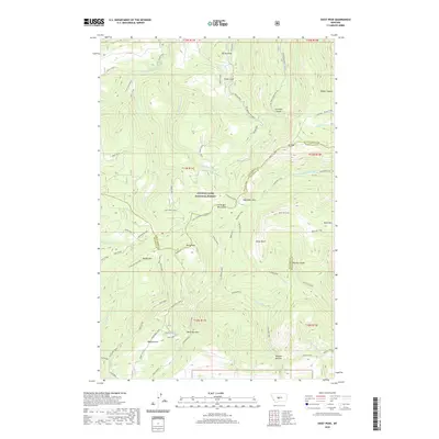 2020 Map of Daisy Peak, 2020 Print