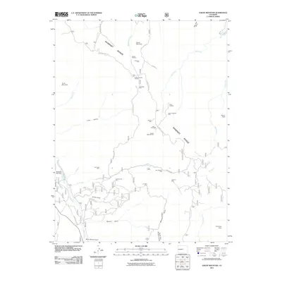 2011 Map of Dakan Mountain, 2011 Print