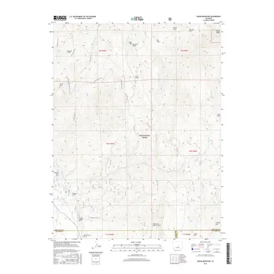 2016 Map of Dakan Mountain, 2016 Print