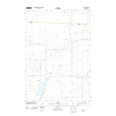 2013 Map of Dalbo, 2013 Print