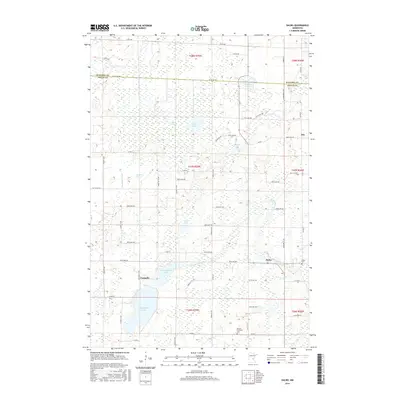 2016 Map of Dalbo, 2016 Print