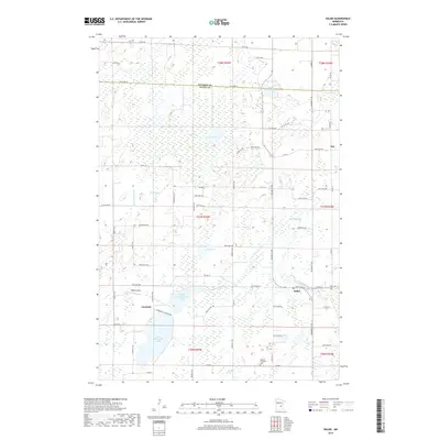 2019 Map of Dalbo, 2019 Print