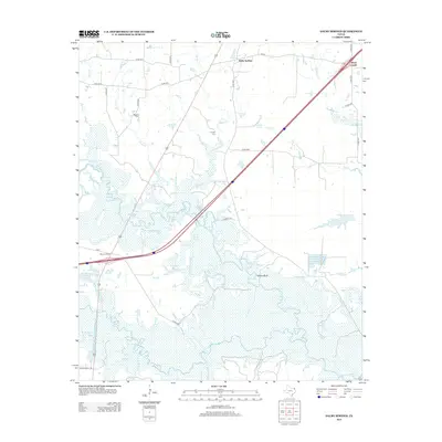 2013 Map of Dalby Springs, 2013 Print