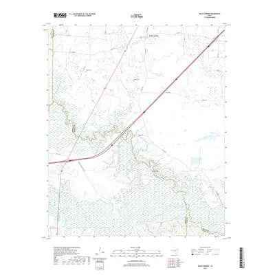 2019 Map of Dalby Springs, 2019 Print