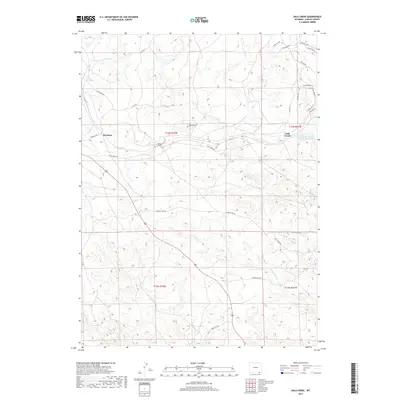 2017 Map of Dale Creek, 2017 Print