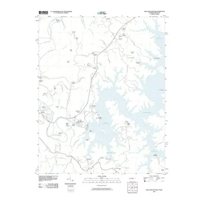 2010 Map of Dale Hollow Dam, 2010 Print