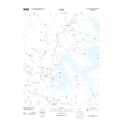 2013 Map of Dale Hollow Dam, 2013 Print