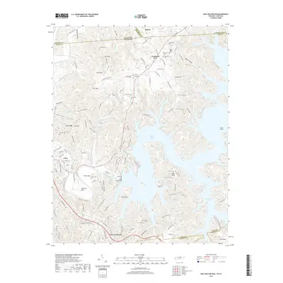 2019 Map of Dale Hollow Dam, 2019 Print