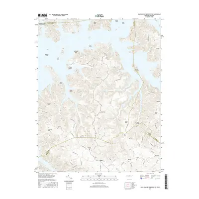 2016 Map of Dale Hollow Reservoir SE, 2016 Print