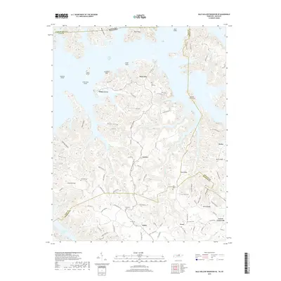 2019 Map of Dale Hollow Reservoir SE, 2019 Print