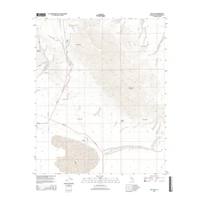 2015 Map of Dale Lake, 2015 Print