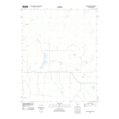 2010 Map of Dale Mountain, 2010 Print