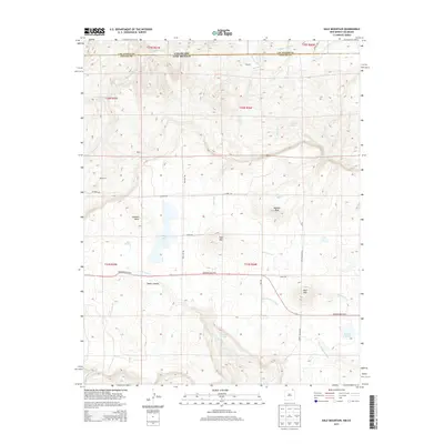 2013 Map of Dale Mountain, 2013 Print