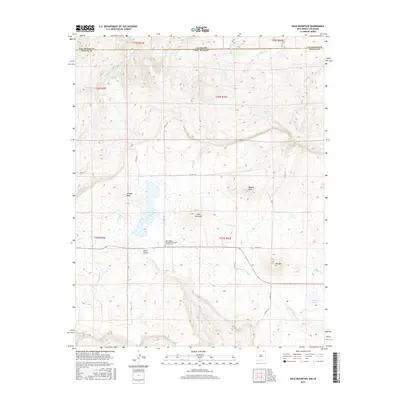 2017 Map of Dale Mountain, 2017 Print