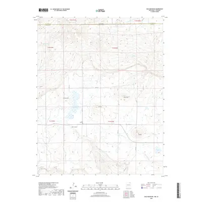 2020 Map of Dale Mountain, 2020 Print