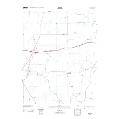 2013 Map of Dale, 2013 Print