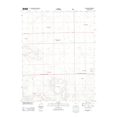 2013 Map of Dalerose Mesa, 2013 Print