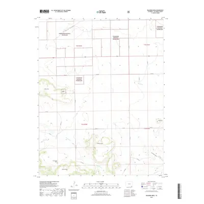 2019 Map of Dalerose Mesa, 2019 Print