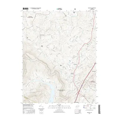2016 Map of Daleville, 2016 Print