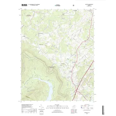 2019 Map of Daleville, 2019 Print