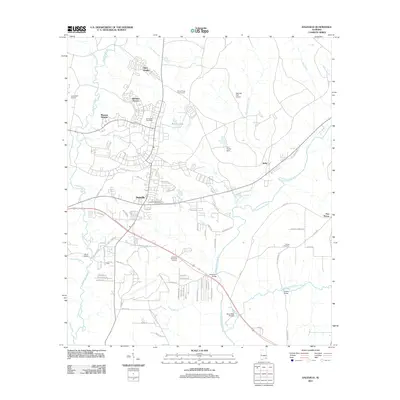 2011 Map of Daleville, 2011 Print