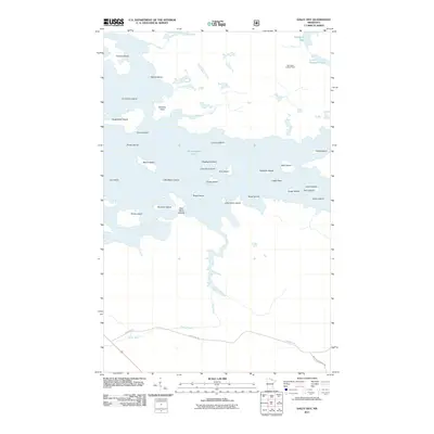 2011 Map of Daley Bay, 2011 Print
